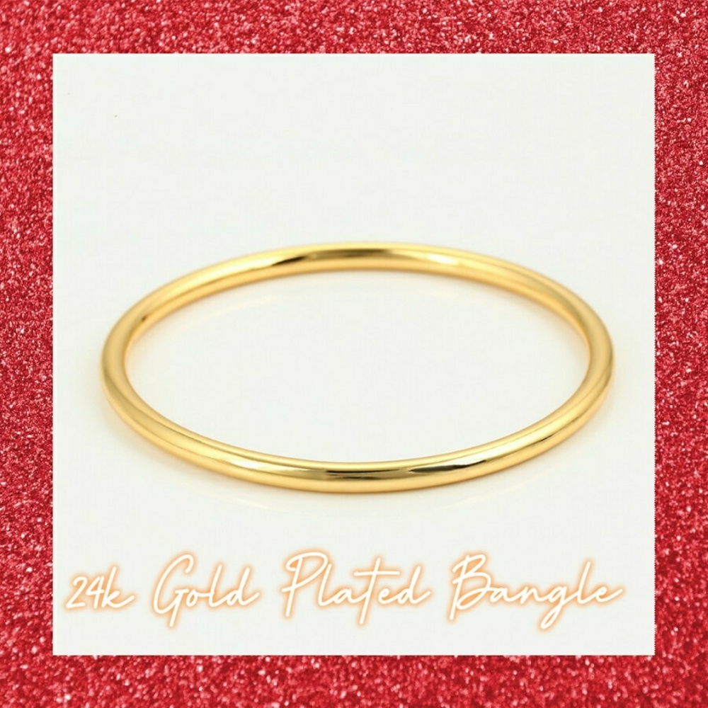 24k Gold Plated Bangle